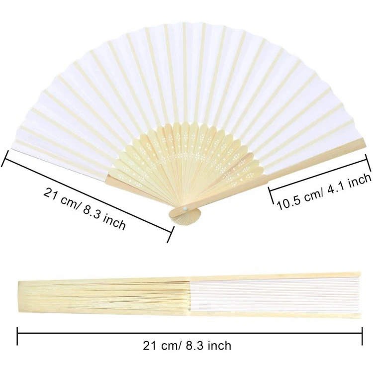 Personalized Text Exquisite And Practical Paper Hand Fan With Custom