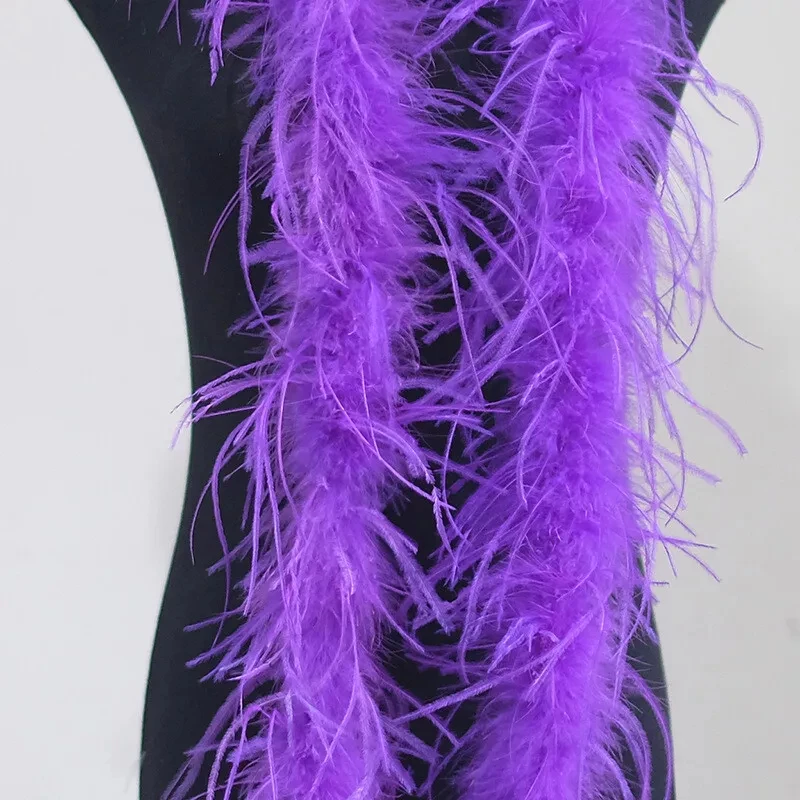 Direct Manufacturer Beautiful 6 Ply Ostrich Feather Boa For Lady Boutique Ostrich Feather Boa