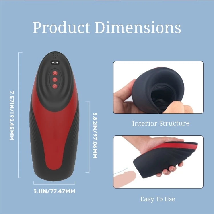 Breast Tit Pussy Ass Masturbator For Male Authomatic Silent Masturbating Pussy Massager Masturbator Cup