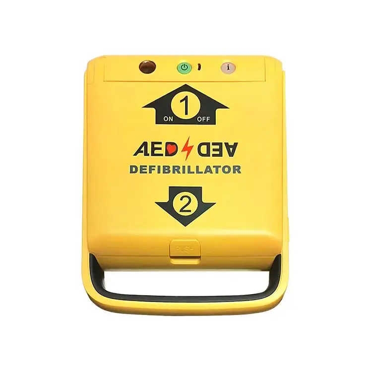 Semi Auto External AED Defibrillator Portable Machine Emergency ICU Defibrillator