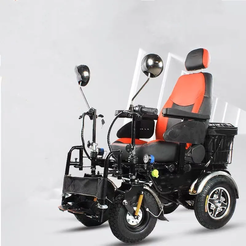All Terrain Electric Wheelchairs With Fat Knobby Tires Off Road Wheelchair Power chair Strong Power Offroad Wheels