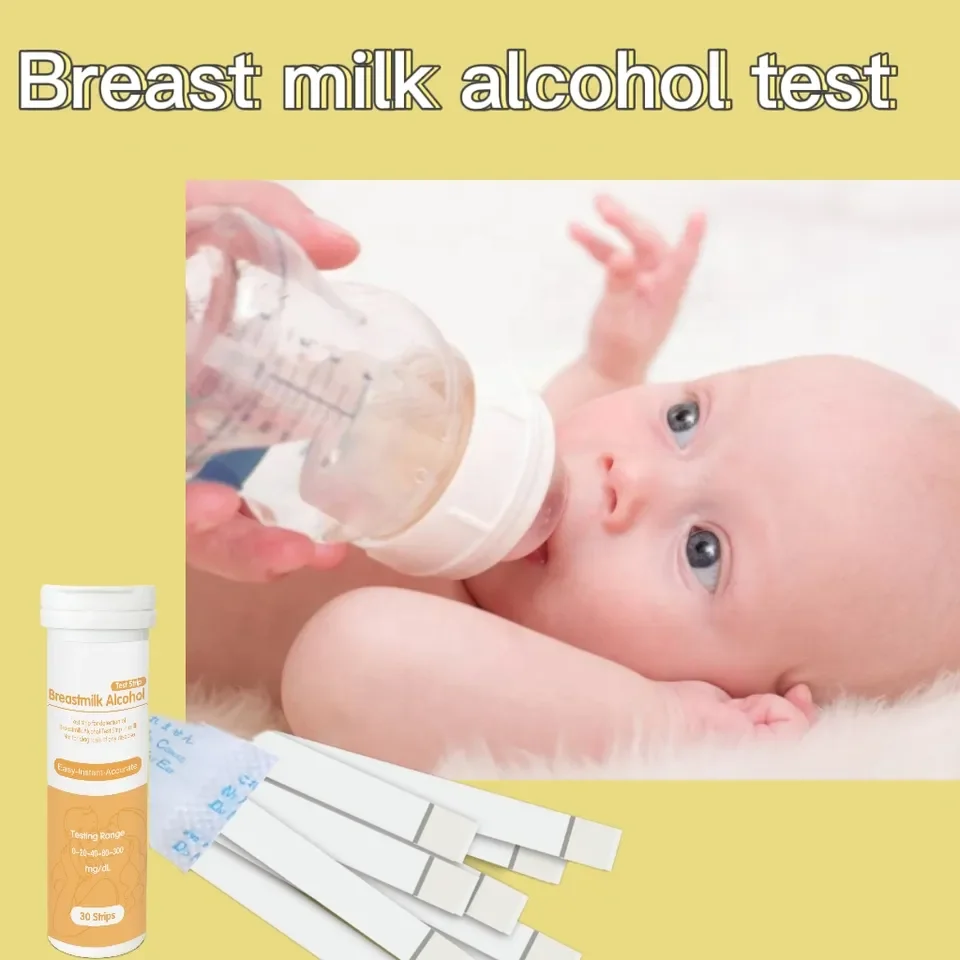 Breastmilk Alcohol Test Strips, Quick & Highly Sensitive Alcohol Detection with Accurate Results at Home