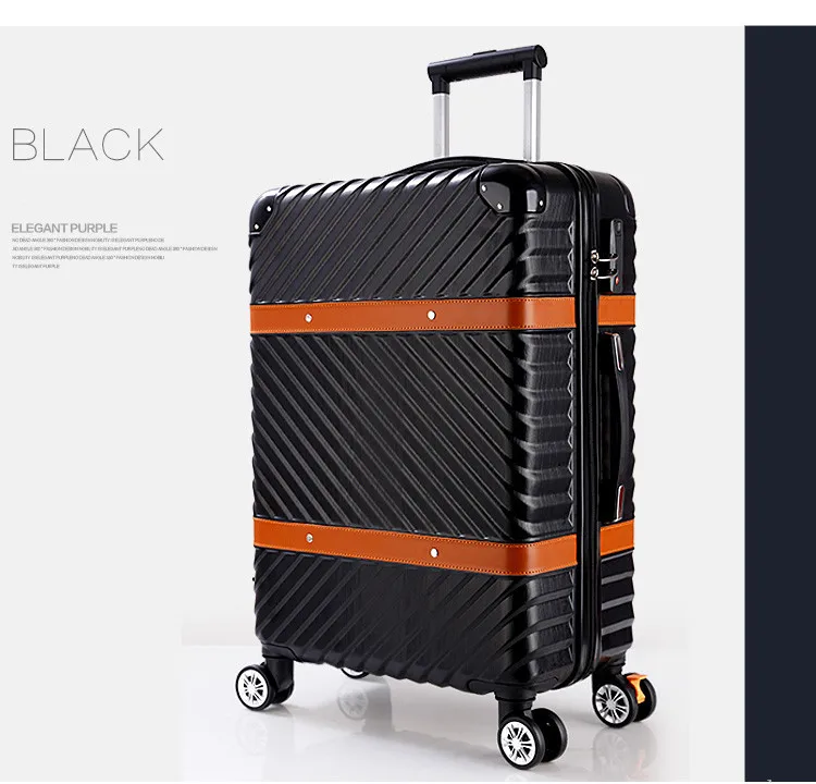 
customer hard shell fashon design suitcases luggage traveling outdoor ABS+PC luggage set for sale 