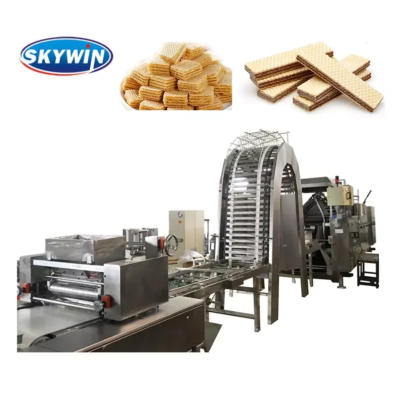 Automatic Bakery Snack Factory Biscuit Making Machine Cheese Wafer Ball Production Line Wafer Making Machine Price Equipment