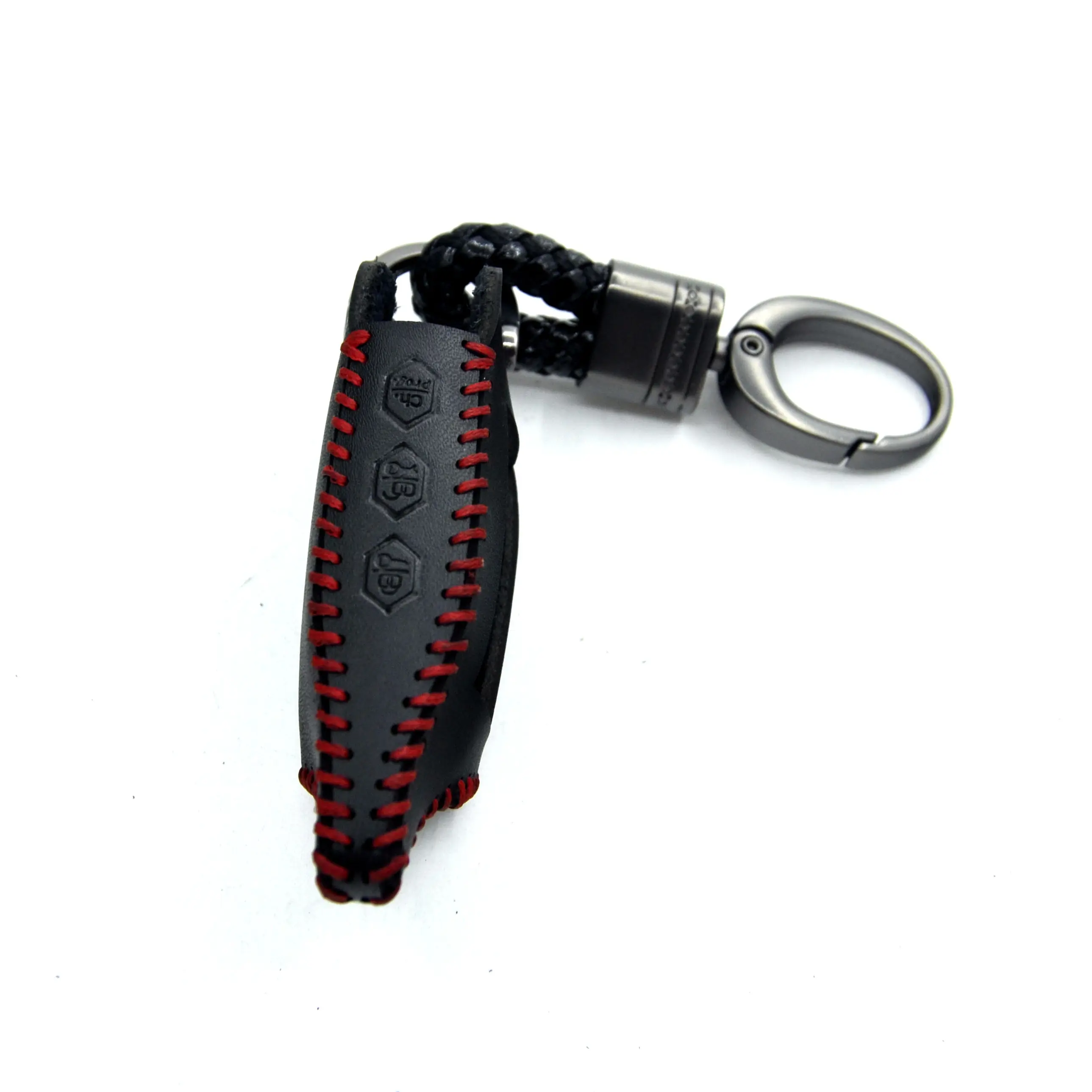 A91LCD Remote Controller Keychain Leather Cover For Two Way Car Alarm StarLine A61 A91 B6 B9 Car Key Case Holder hand-made style