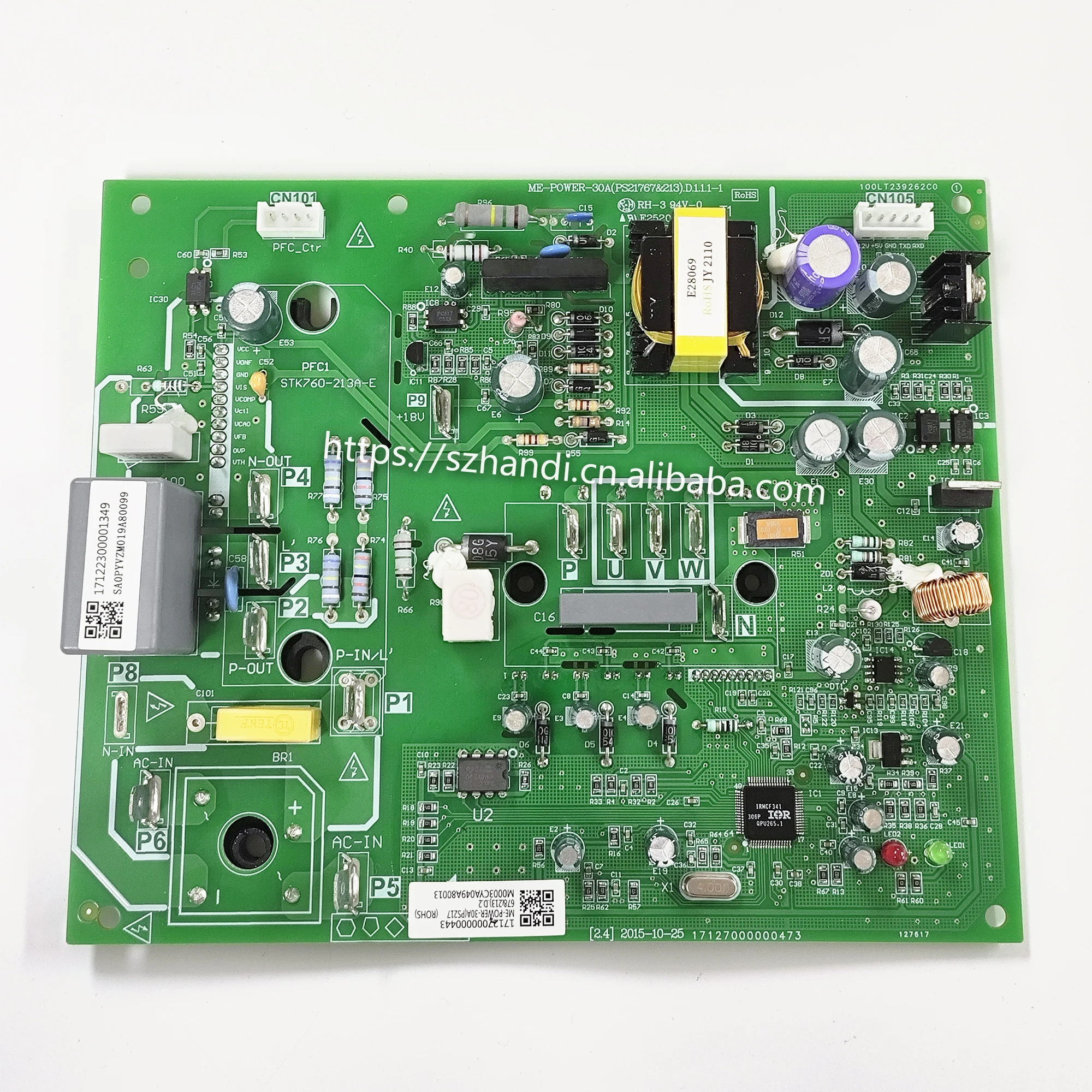 brand-new mainboard  of multi-connected outdoor unit of central  ac  ME-POWER-30A(PS21767&213) For Midea air conditioner parts