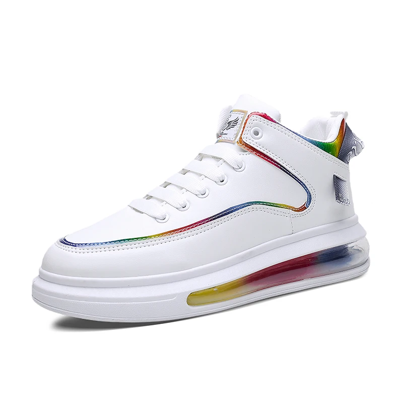 New Design Fashion Mens Running Shoes Athletic Walking Tennis Rainbow Sneaker Footwear Moda Zapatilla Arco Iris
