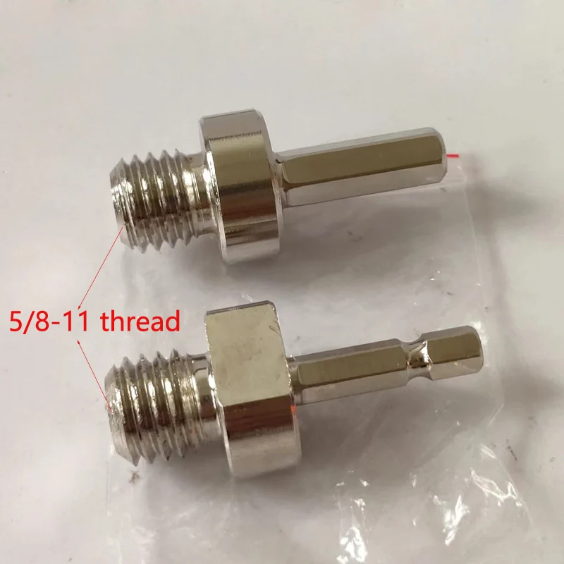 M14 Thread To Hex Shank Adapter For Diamond Core Drill Bit Drilling Power Tools