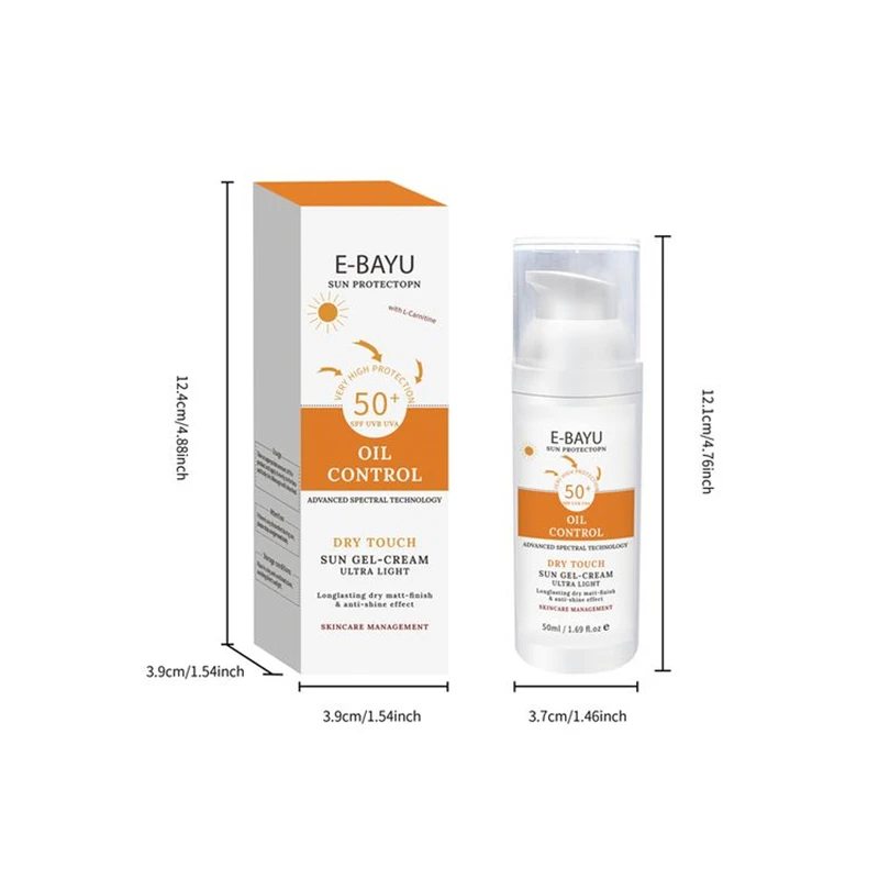 New 2024 Customized Wholesale Organic Sunscreen Cream spf 50 sunscreen Cream Facial protection