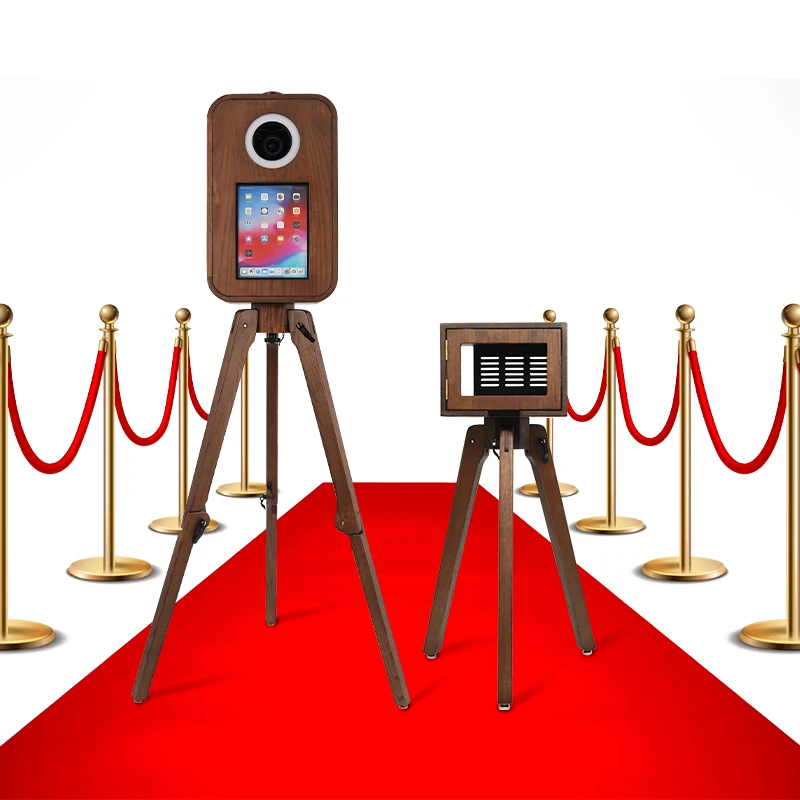 2024 DSLR винтажная деревянная фотобудка iPad для 12 9 вечеринок и мероприятий