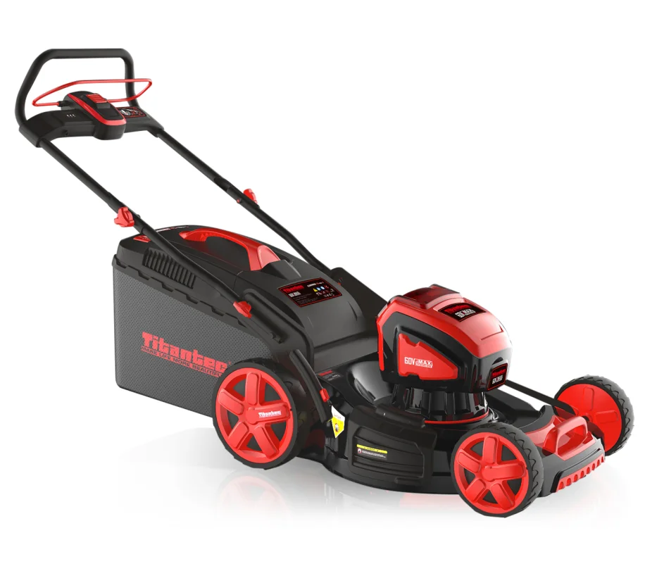 cordless lithium self propelled CE lawn mower 60V