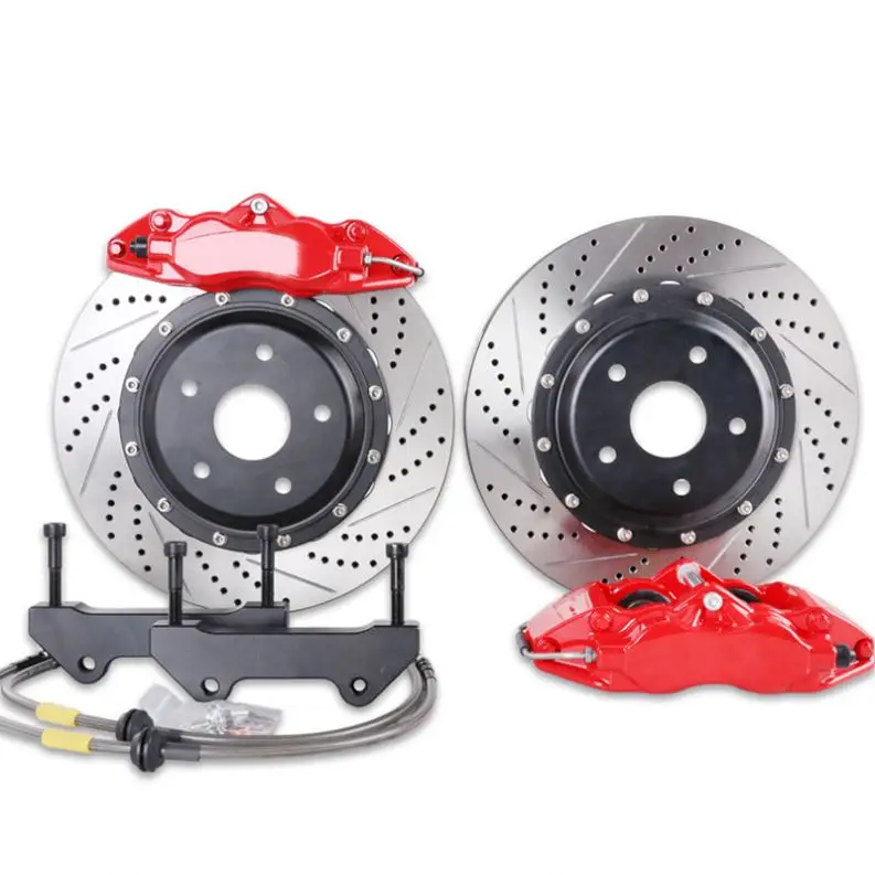 Disc Pads 320mm Front Drilled Rotors Brake Pads Kit for Car Brake Systems Auto Big Brake Kit for 2015 - 2020 Acura TLX