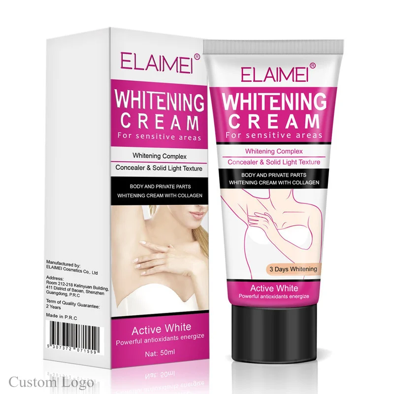 Wholesale  Effectively Collagen Milk Body whitening Vagina Under Arm Armpit Sensitive Areas Skin Care intimate Whitening Cream