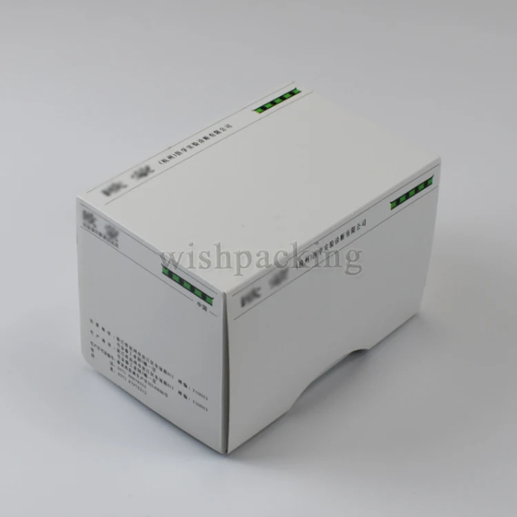 Custom deluxe edition pharmaceutical packaging paper box auto-lock for medical device box