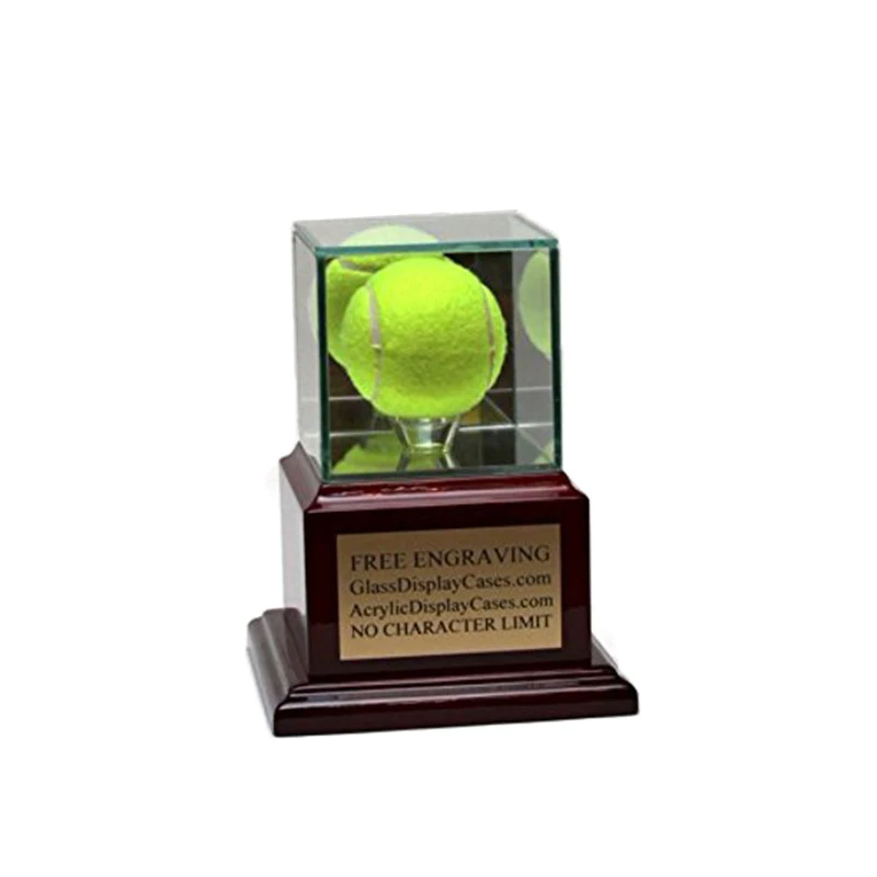 Customized Counter Table Acrylic Tennis Ball Display Case
