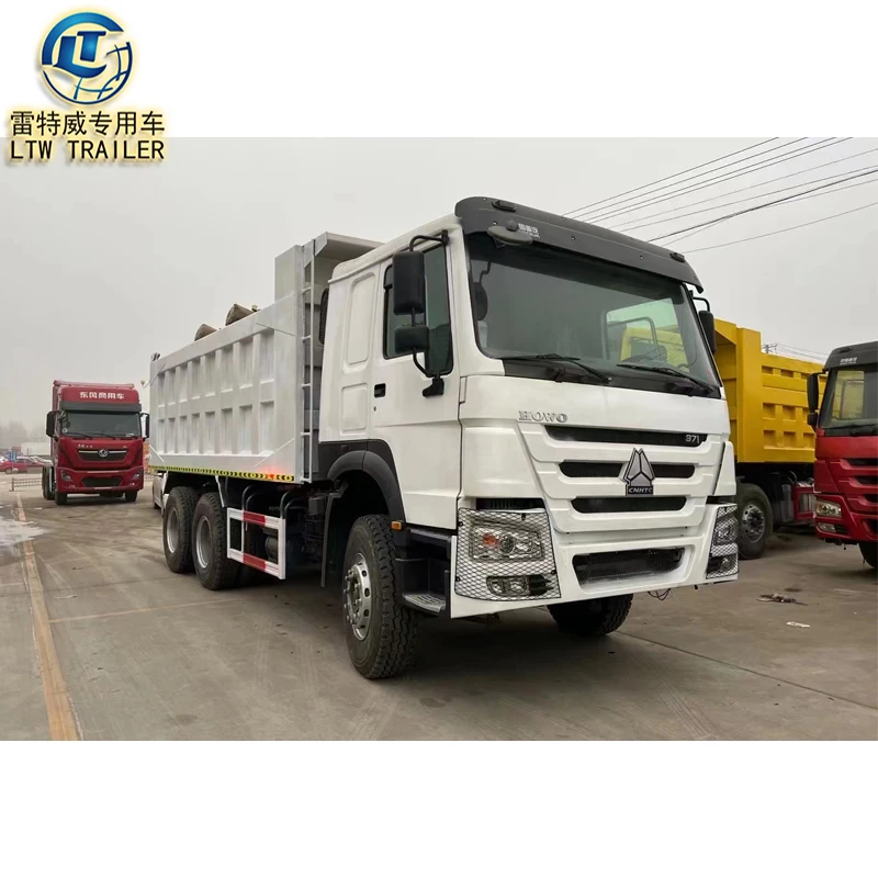 China Sino howo 10 Wheeler RHD LHD 40tons Second Hand heavy duty 6x4 Used Howo Tipper  Trailer Dump Truck In South Africa