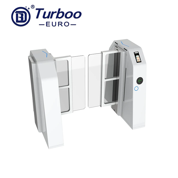 Airport Turnstile Gate Solution Glass Turnstile Sliding Security Gate