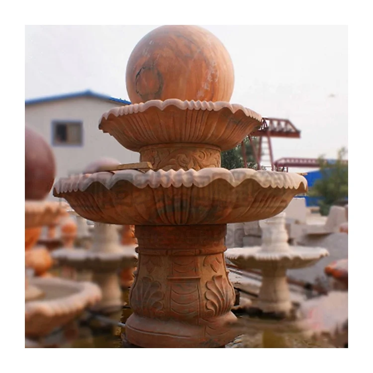 Cheap Price Marble Basin Garden Fountain Carved Statue Water Pond Fountains Customized
