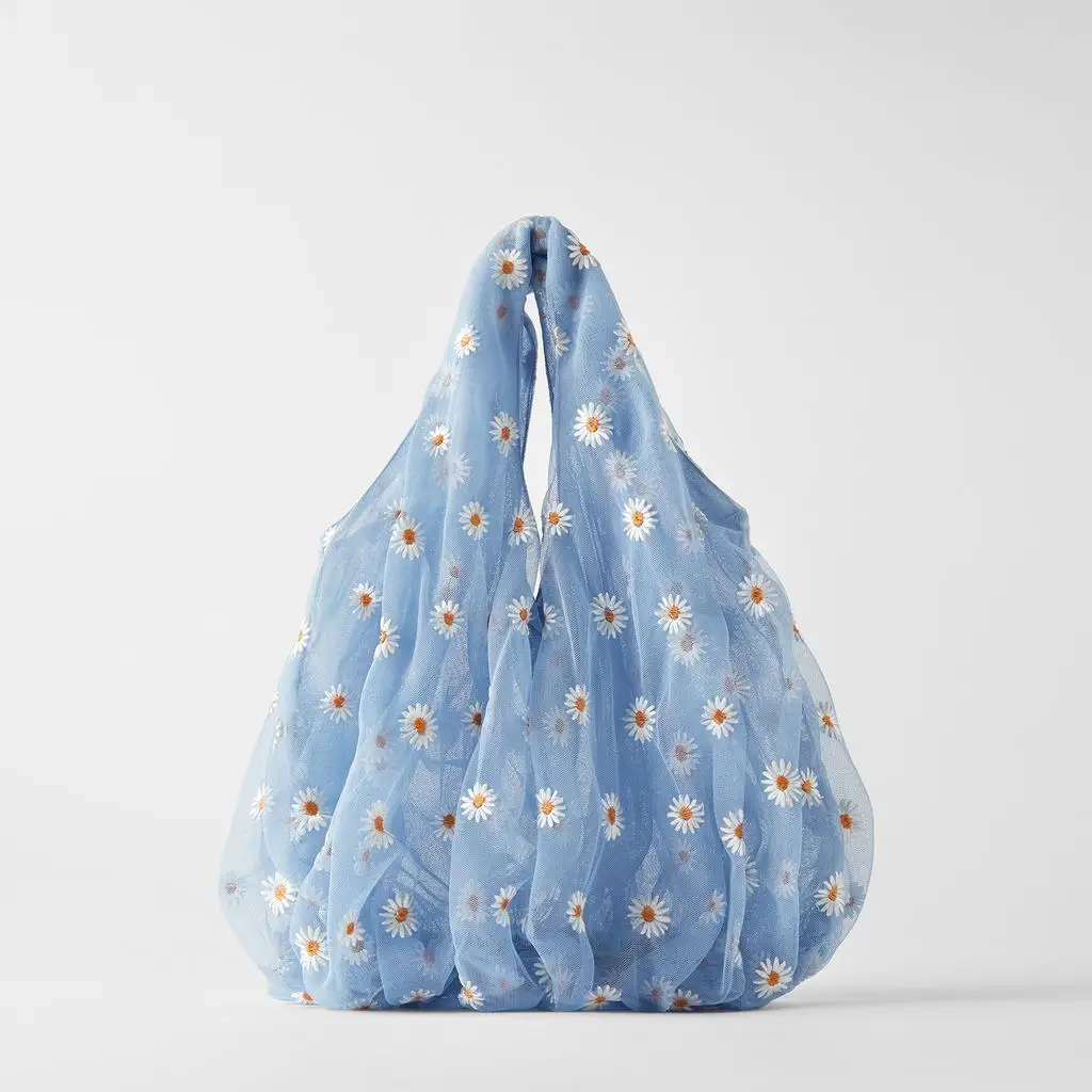 Hot Sales High Quality Customized Daisy Shopping Bag