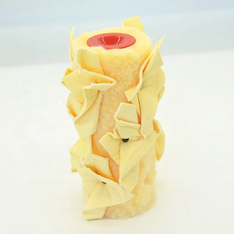 custom flowers patterned paint roller high quality wall painting brush textured paint roller ragging roller