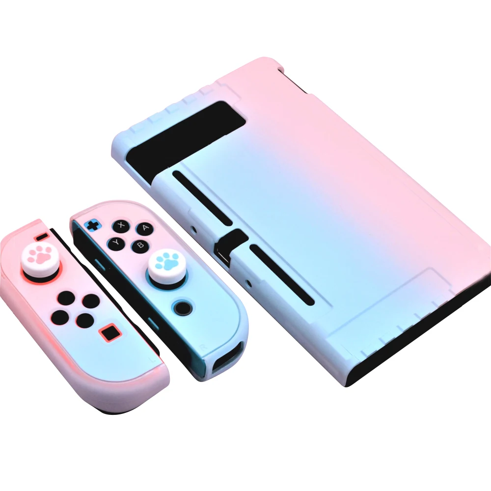 Задняя крышка для консоли Nintendo Switch NS Joycon, карманный контроллер, съемный протектор, жесткий защитный чехол для Nintendo