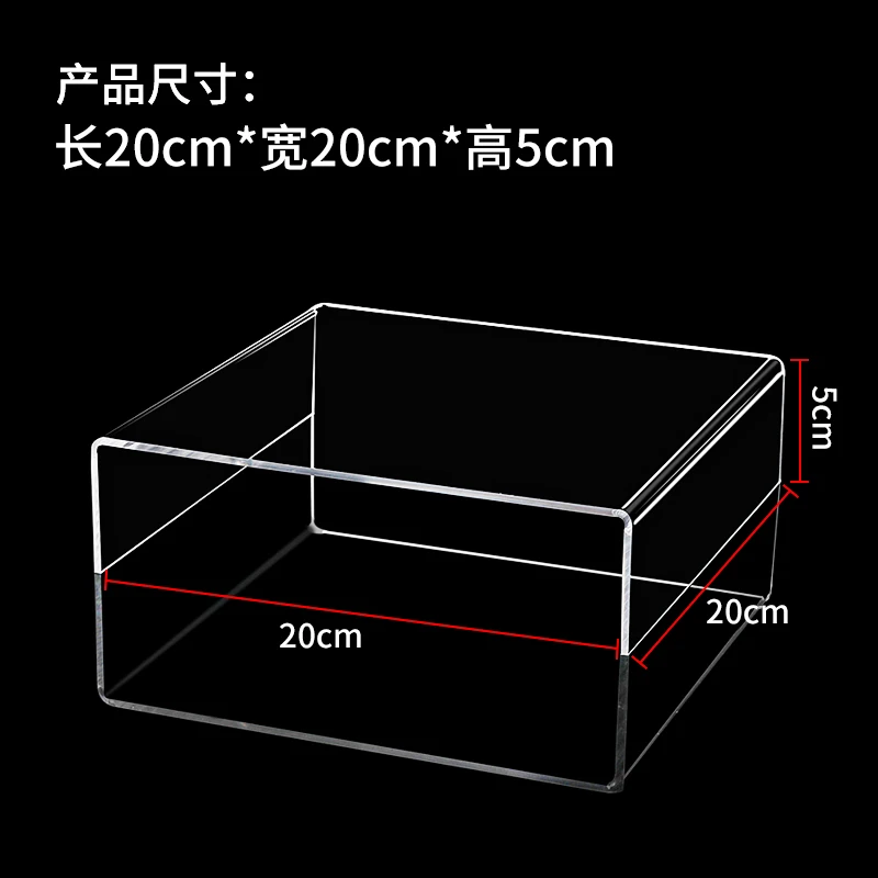 Customized Clear Acrylic U-Shaped Shelf Cosmetic Racks Sturdy Wholesale High Quality Transparent Acrylic Display Shelf