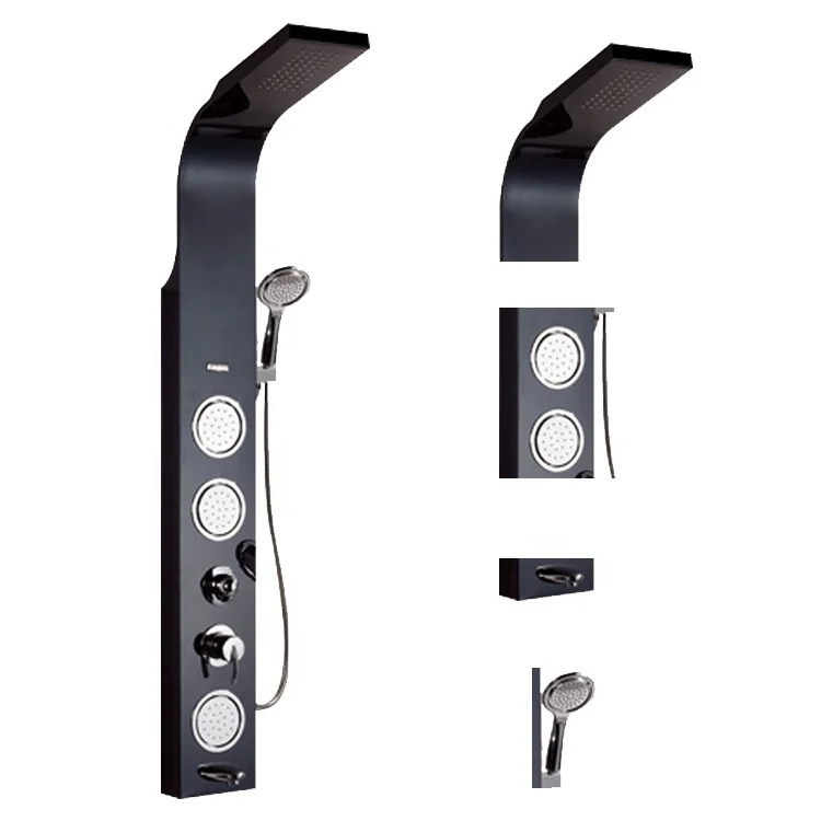 Shower System Concealed Vitamin Drain Bathtub Brush Silver Screen Hinges Shelf Handle Valve Kit Bath Shower Panel