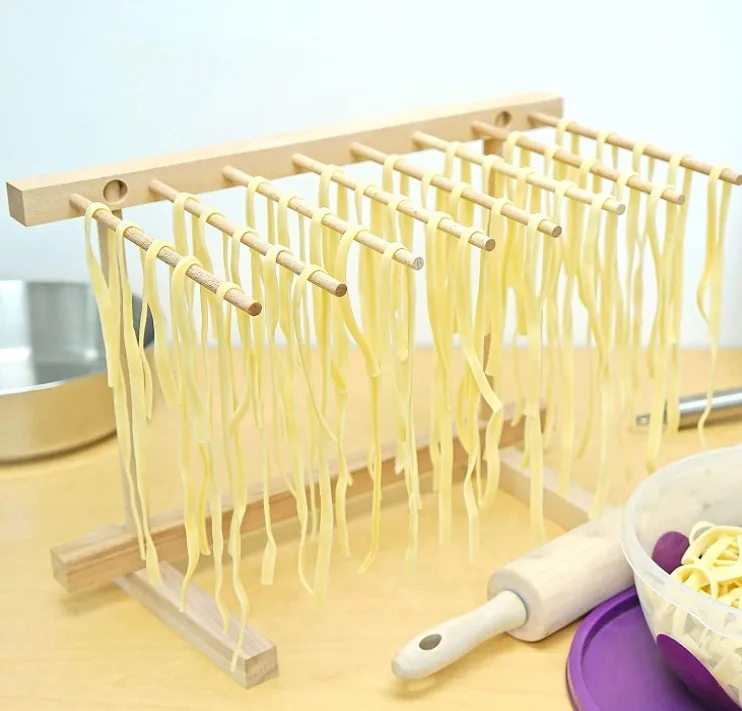 Custom Collapsible Wooden Pasta Drying Rack