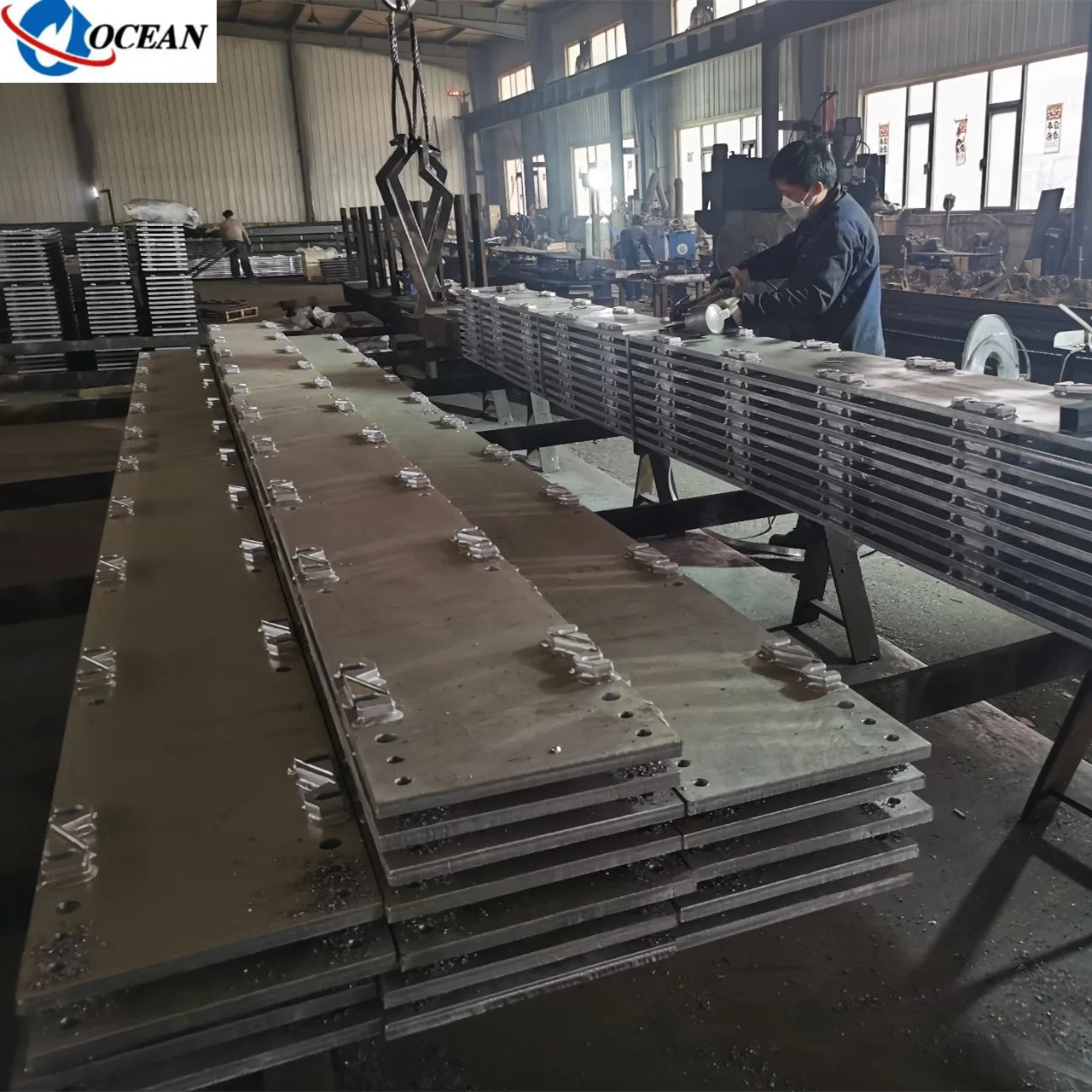 Q345B Hot Rolled Steel Plate For Crane Rail Construction