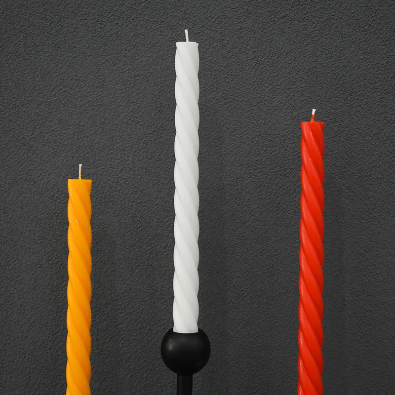 Two color Soy Wax Decorative Aroma Drippless Long Frameless White Scented Taper Candles Sets Wholesale Tapered Candle Suppliers
