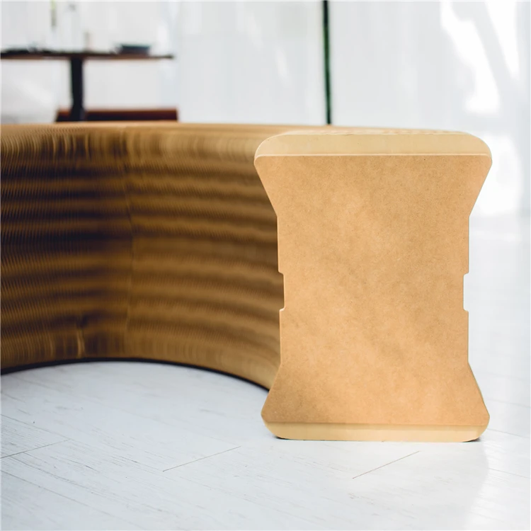 2021 hot Paper new design furniture  Creative Foldable Bench for showroom gallery event booth small space