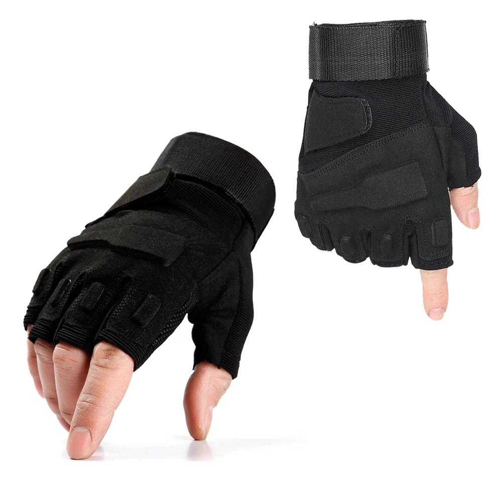 Мужские тактические перчатки для охоты, стрельбы, Нескользящие уличные спортивные велосипедные перчатки для альпинизма, Военные боевые перчатки