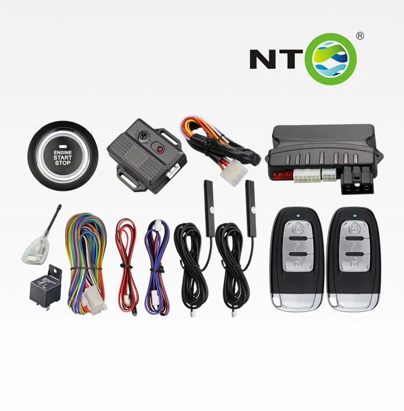 NTO Smart Key Car Alarms Remote Start Keyless Entry Pke Engine Start Stop Remote Control For Vehicle