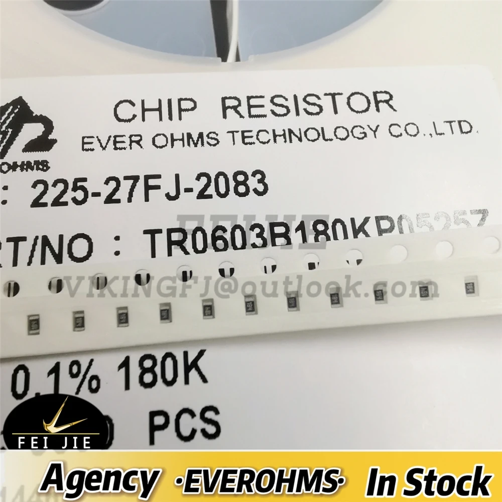 THIN FILM PRECISION RESISTOR0603-180K 0.1% 25PPMTR0603B180KP0525Z