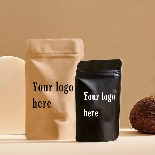 Custom Shape Bag Matte Stand Up Pouch Zip Lock Plastic Bag for Dry Mango Dried Fruit Snack Packing