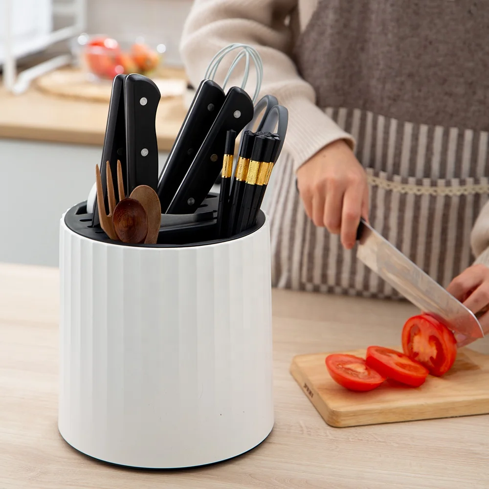 Пластиковая подставка для ложки и вилки OUK, набор подставок для кухонных ножей