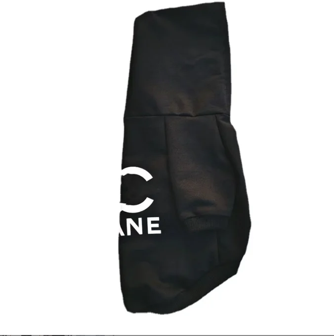 CC Letter Pet Designer Spring Sweater French Bulldog Blank Black White Jumper Dog Luxury Hoodie Apparel