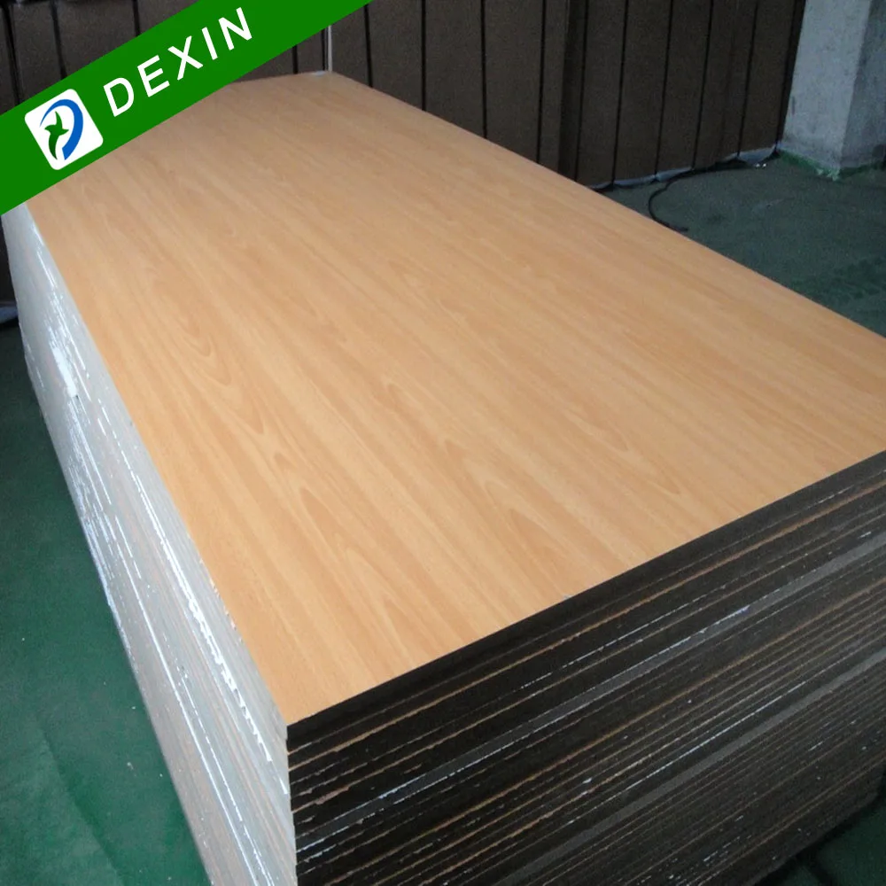 3mm 6mm 15mm 18mm Stain Resistant White Melamine Faced MDF Board Sheet for Cabinet
