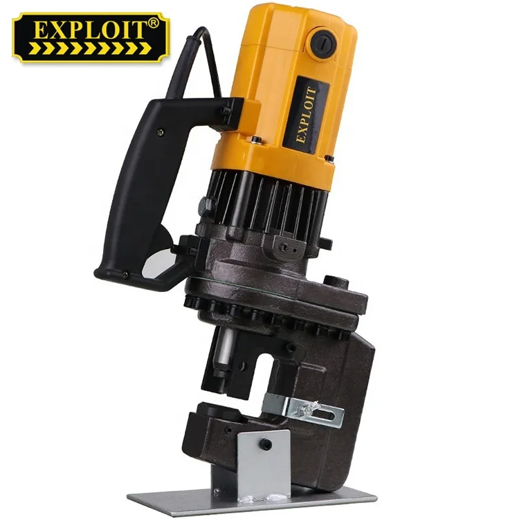 Electric Hydraulic Metal Hole Punch Machinery 950W Portable Mechanical Hole Punching Machine