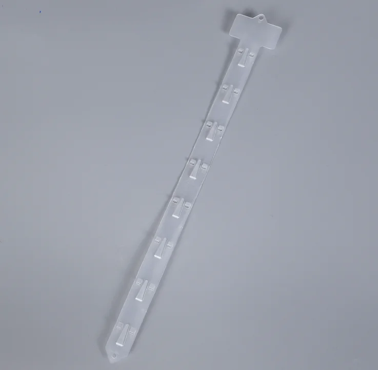 plastic hanging display clip strip