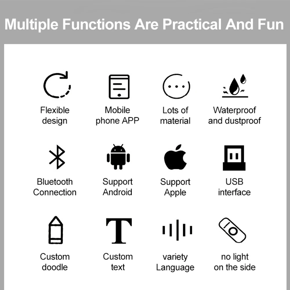 Car Sign Led Advertising Soft Screen Smart Phone App Control Flexible Led Panel Display Boards Flex Led Screen Display For Car