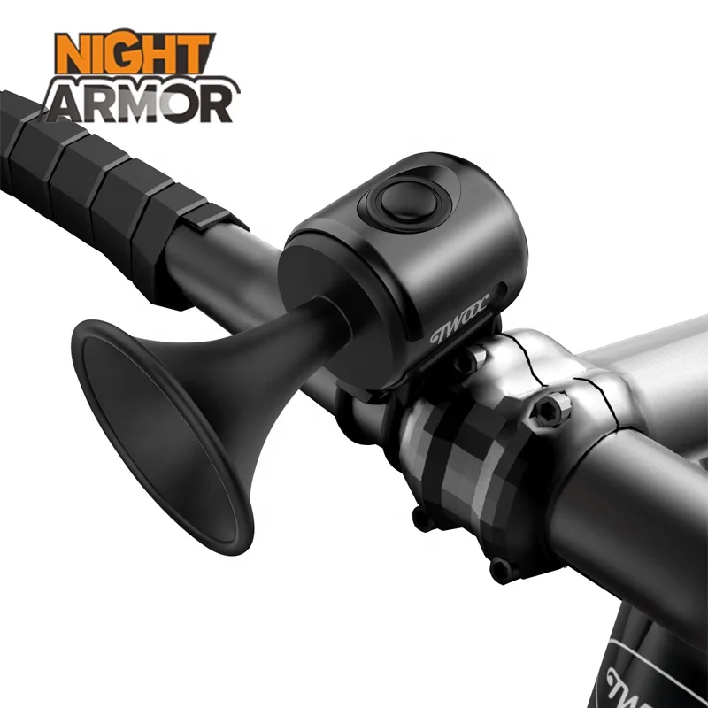 Electric Bike Bell USB Charging 120 dB Sounds Alarm Bell Waterproof Safety electric bicycle horn