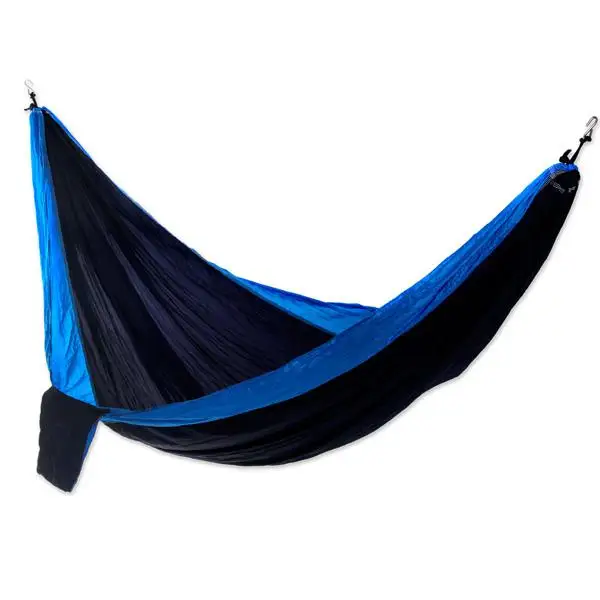 Colorful Modern Portable Hanging Canvas Hammock Bed for Outdoor Camping & Park Use Includes Stand