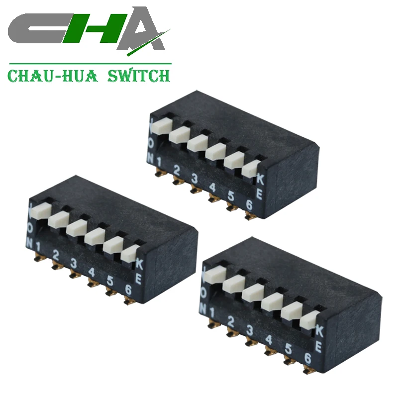 CHA EPM series DIP switches color red black blue Switch