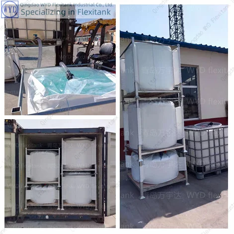 1900L Foldable IBC Tank Tote Containers For Chemical Product Water Storage