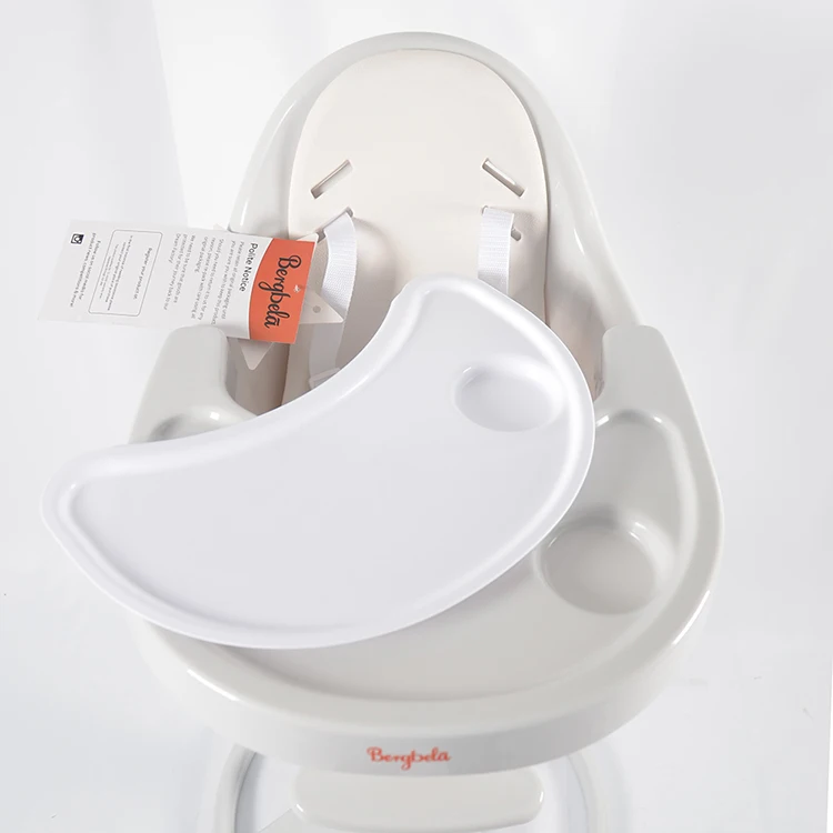 2022 new style eight adjustment folding portable baby high chair with foot rest