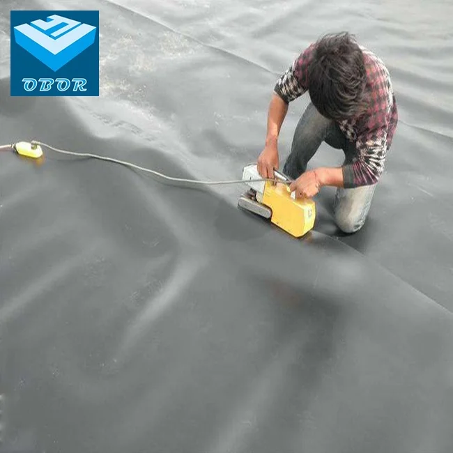 Geomembrane hdpe TPO EPDM PVC  liner 20mil 30mil 60mil waterproof membrane for construction in Chile