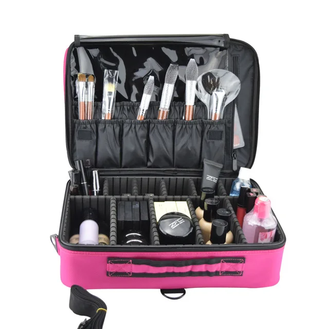 Professional Makeup Brush Bag Factory Sell Custom Travel Cosmetic Bag