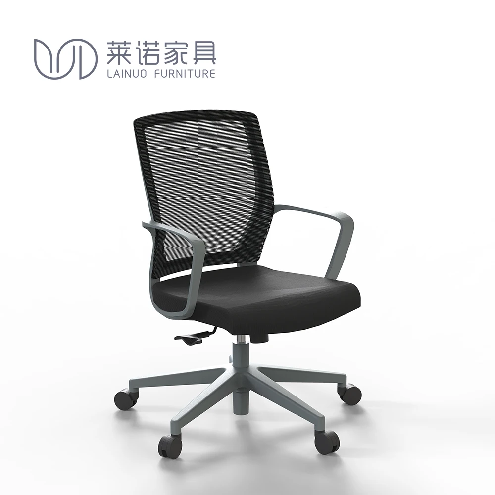 ergonomic office grey  mesh chair white