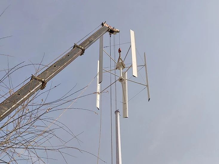 Well Made NE-3K Vertical  Axis Wind Generator 3kw 48/96/120/240v  For Factory & Hotels & Farms